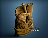 USA Eagle- Home of the Free, 3D STL Model 10029