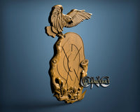 Eagle Pod Trofe, 3D STL Model 1111