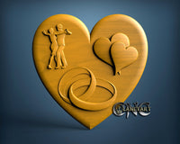 Gift for Lovers, 3D STL Model 2053