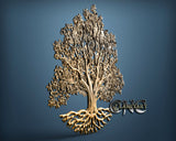 Tree of Life, 3D STL Model 6339