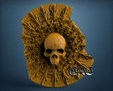 Skull Circle, 3D STL Model 11201