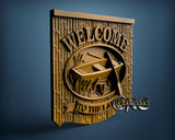 Welcome to the Lake, 3D STL Model 10341