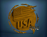 Usa,3D STL Model 10028