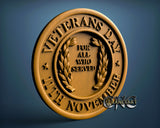 Veterans, 3D STL Model 10034