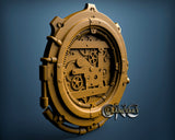 Mechanical Clock, 3D STL Model 1215