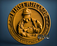 Firefighter, 3D STL Model 10038