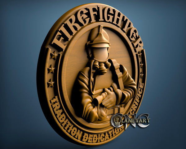 Firefighter, 3D STL Model 10038 – Cnc Planet Art