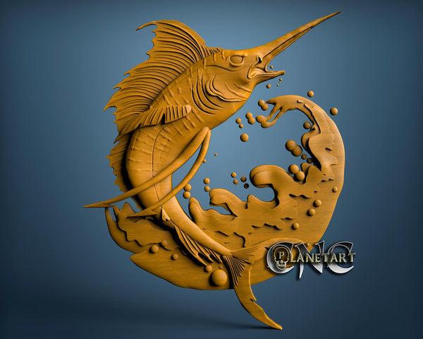 Swordfish, 3D STL Model 10175