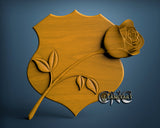 Rose for Fallen, 3D STL Model 10365