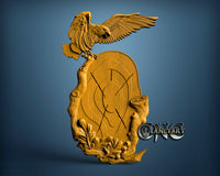 Eagle Pod Trofe, 3D STL Model 1111