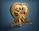 Angel in Heart, 3D STL Model 2047