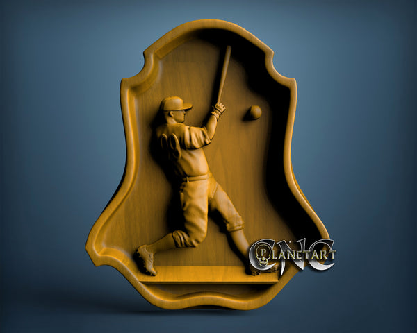 Baseball player, 3D STL Model 10191
