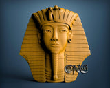 Egypt King Tutankhamun, 3D STL Model 11180