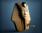 Egypt King Tutankhamun, 3D STL Model 11180