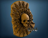 Skull Circle, 3D STL Model 11201