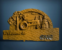 Welcome Tractor, 3D STL Model 10345