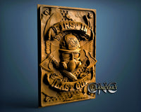 First in - Last out Firefighter, 3D STL Model 10081