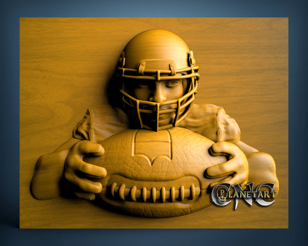 Footballer, 3D STL Model 10113