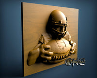 Footballer, 3D STL Model 10113